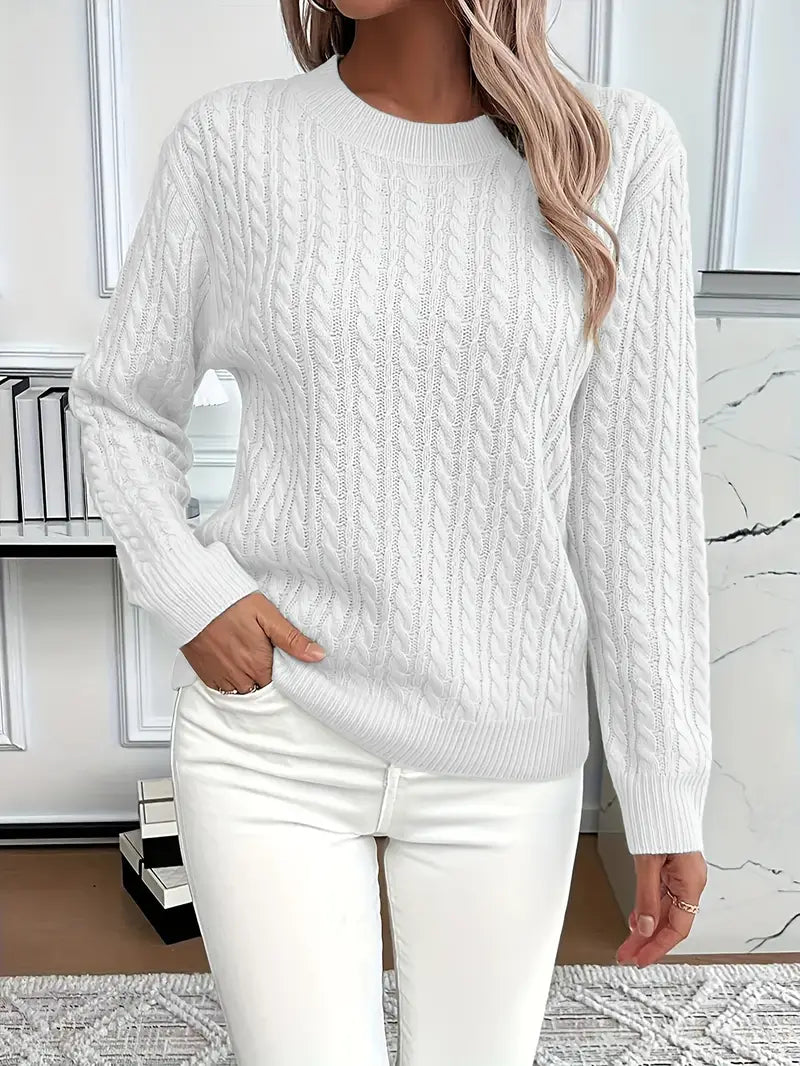 Bernila | Women's Cable Knit Sweater
