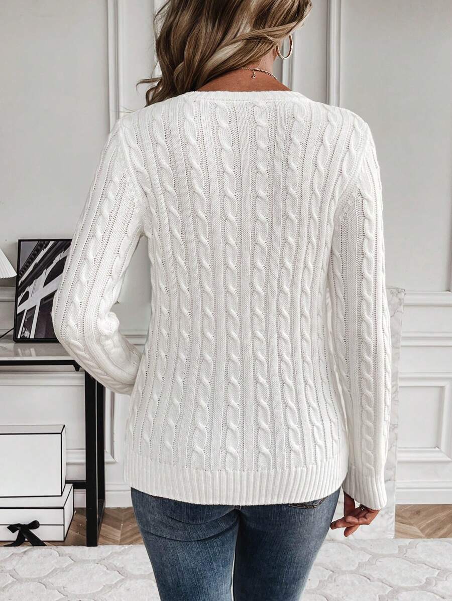 Celina | Ladies' Cable-Knit Sweater