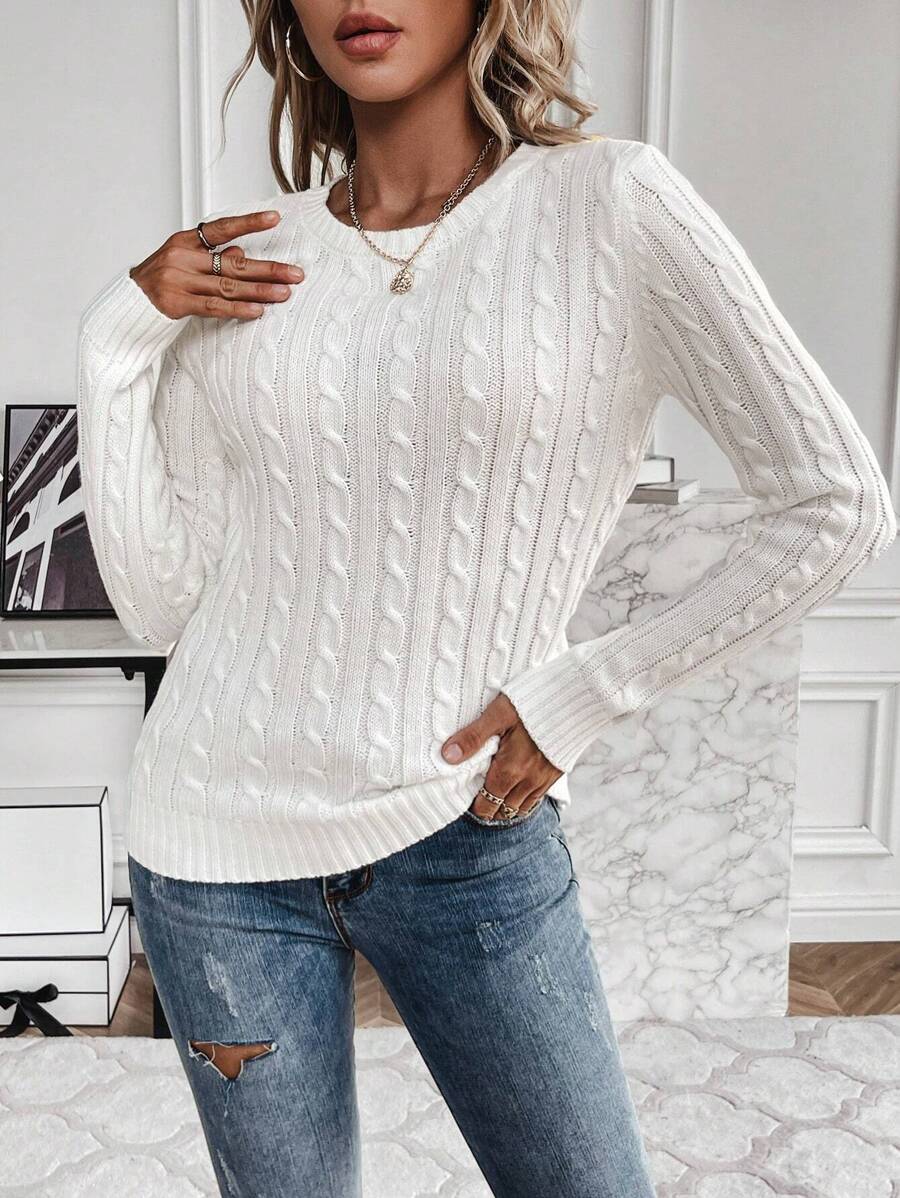 Celina | Ladies' Cable-Knit Sweater