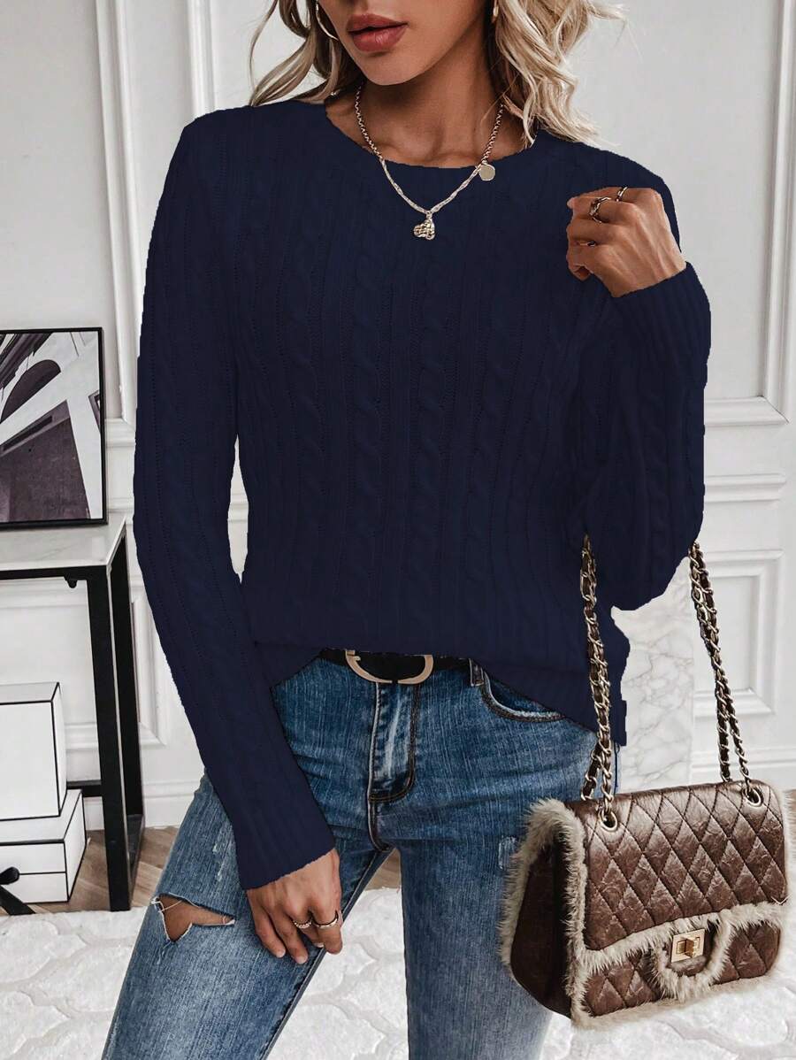 Celina | Ladies' Cable-Knit Sweater