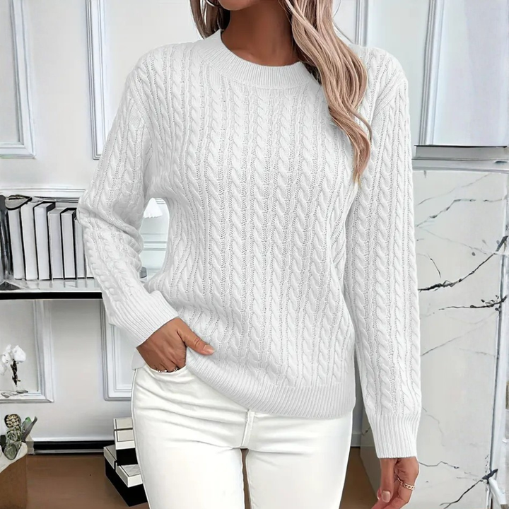 Bernila | Women's Cable Knit Sweater