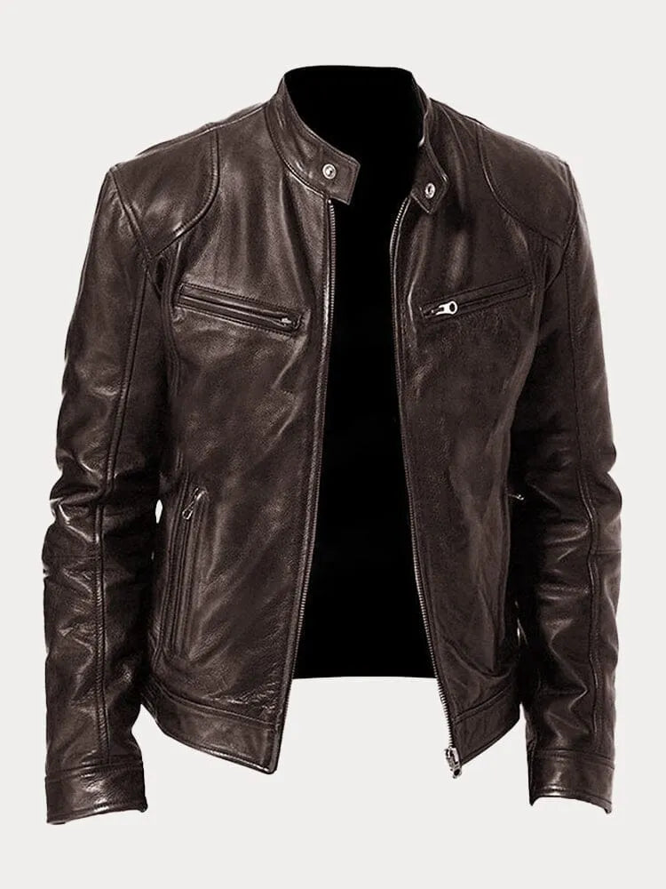 Daniel | Casual Leather Jacket for Men